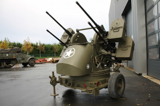 M55 Quad gun trailer